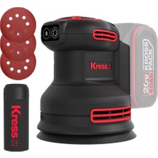 EstoreBox Kress KUD20.9 20VOLT 125MM Kömürsüz Profesyonel Devir Ayarlı Eksantrik Zımpara (Akü Dahil Değildir)