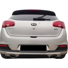 Tuning Vadisi Kia Ceed Difüzör Sağ Sol Tekli Çıkış 2012-2015 Arası Parlak Siyah