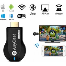 Qasul Ekran Yansıtıcı Telefonu Tv'ye Yansıtma Ios Android Windows Uyumlu HDMI Adaptör
