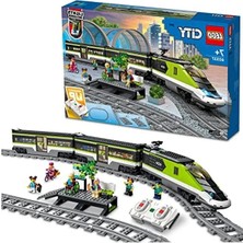 Die Grup Uzaktan Kumandalı Ekspres Yolcu Treni Seti, 24 Parça ve 6 Minifigür