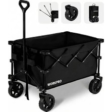 EstoreBox Workpro WP285015 80KG 4 Tekerli Katlanabilir Ağır Hizmet Taşıma Arabası