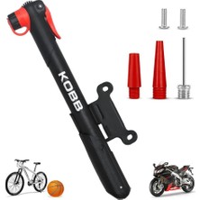 EstoreBox Kobb KB21 87 Psi Bisiklet Lastik Şişirme Taşınabilir Mini El Pompası + Bisiklet Montaj Aparatı