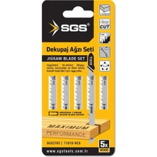 EstoreBox Sgs Dekupaj Ağzi Ahşap T101D 5 Li̇ Set