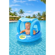 Empressco Rameh Gölgelikli Tenteli Çocuk Deniz Simiti Baby Float Bebek Deniz Simiti 0-3 Yaş Bebek Botu - Fiyatı, Yorumları