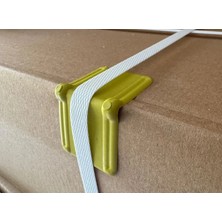 Dalpak Ambalaj Sarı Plastik Köşe Koruyucu ( Köşebent ) 40 x 40 mm 50 Adet