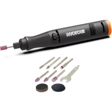 EstoreBox Worx WX739.9 Makerx 20VOLT Kömürsüz Profesyonel Gravür Makinesi + 19 Aksesuar (Akü Dahil Değildir)