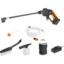 EstoreBox Worx WG620E.2 20VOLT 2.0AH. Li-Ion 24 Bar Basınçlı Yıkama Tabancası + 4 Parça Yıkama Seti