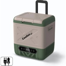 EstoreBox Coolist CLK18W 12/24VOLT/ 220VOLT Litre Kompresörlü Tekerlekli Oto Buzdolabı