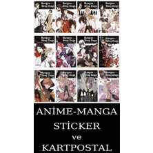 Gerekli Şeyler Yayıncılık Bungou Stray Dogs 1-2-3-4-5-6-7-8-9-10-11-12 Manga Seti (12 Kitap) / Anime-Manga Sticker ve Kartpostal Hediyeli