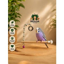 Medusa Kuş Tüneği Gaga Taşı Premiks Zilli Top Set