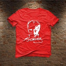 Nacar Store Unısex Çocuk Atatürk Baskılı Tişört