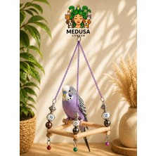 Medusa Kuş Tüneği, Gaga Taşı, Premiks, 2 Adet Zilli Top Set