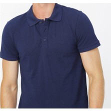 Nacar Store Erkek Lacivert Polo Yaka T-Shırt