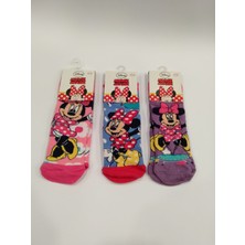 Çimpa Mınıe Mouse 3482 Lisanslı Soket Çorap 3'lü