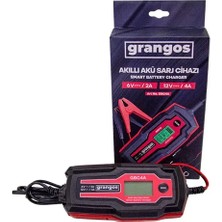 EstoreBox Grangos GBC4A 6V / 12V 70 Ah Akıllı Dijital Akü Şarj Bakım