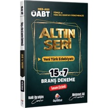 Dizgi Kitabevi 2026 Meb Ags Öabt Altın Seri Türkçe Öğretmenliği Türk Dili ve Edebiyatı Öğretmenliği Yeni Türk Edebiyatı 7 Deneme Dizgi