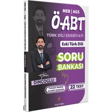 Dizgi Kitabevi 2026 Meb Ags Öabt Türk Dili ve Edebiyatı Öğretmenliği Eski Türk Dili Tamamı Çözümlü Soru Bankası Dizgi Kitap