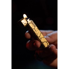 Caka Petra Serisi Benzinli Pirinç Çakmak - Petra Gold
