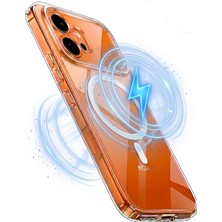 Nezih Case Honor 600 Uyumlu Şeffaf Magsafe Wireless Şarj Destekli Sararmayan Sert Kılıf