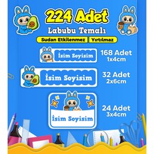 Sb Store Okul Kreş Kişiye Özel Isim Etiket Seti Labubu Temalı - Model 639