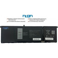 Ni-On Dell Vostro 15 3510 Uyumlu Laptop Notebook Batarya - Pil