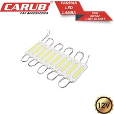 Carub 10 Adet Lamba Parmak Lamba 12V Cob LED 1set Beyaz