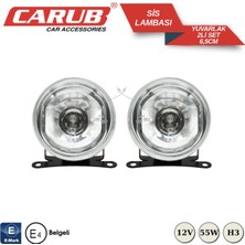 Carub Sis Lambası Yuvarlak 6.5cm 12V Beyaz Emark Belgeli