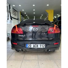 Tuning Vadisi Mazda 3 Difüzör Arka Tampon Eki (Plastik) Boyasız