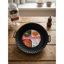Çok Amaçlı Yanmaz Yapışmaz Silikon Airfryer ve Fırın Pişirme Kalıbı