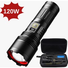 farissu Gold K Ama B503 – 120W 12000 Lümen  8800 Mah Pil, 2000M Menzil, Zumlanabilir, LCD Ekranlı