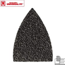 EstoreBox Worx WA2121 Çok Amaçlı Raspalama Makinası Için 34X34MM 20ADET 80KUM Cırtlı Universal Parmak Zımpara