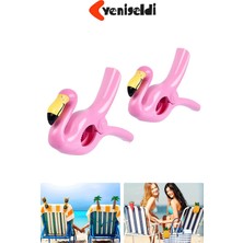 Empressco Yenigeldi 2 Adet Açık Pembe Flamingo Plaj Havlu Mandal Klipsi – Güçlü Tutuş ve Taşınabilir - Fiyatı, Yorumları