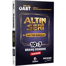 Dizgi Kitabevi 2026 Meb Ags Öabt Altın Seri Türkçe Öğretmenliği Türk Dili ve Edebiyatı Öğretmenliği Eski Türk Edebiyatı 7 Deneme Dizgi