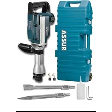 Adden Profesyonel Beton Asfalt Yıkım Kırıcı Hilti 1800W Güçlü Motor Sds Max Mandren 60 Joule Darbeli 16 kg Usta Tipi Ağır Kırıcı Makine