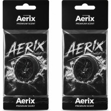 Aerix 2'li Black Serisi Araba Kokusu – Strong Wind