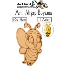 Artlantis Ahşap Boyama Böcekler 1 Adet 10X15CM Boyama Böcek Figürleri Etkinlik Çocuk Gelişim Motor Beceri Kreş Anasınıfı