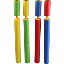 Empressco Renkli 35X3 cm Makarnalı Süngerli Su Tabancası, Havuz ve Deniz Oyuncağı