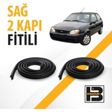 B&M Kauçuk Ford Fiesta (1995-2002) Sağ Ön ve Arka Kapı Fitili BM03682
