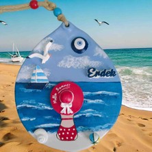 Yıldız İskandinav Balıkesir Temalı Yazlık Hediyelik – Deniz ve Summer Konseptli Duvar Süsü
