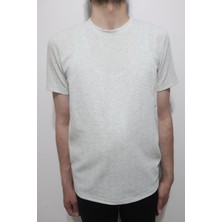 Santa Fistan Store Erkek Desenli Spor Kesim Rahat Kalıp Bisiklet Yaka T-Shirt
