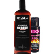 Murahze Brickell Erkek 237 ml Şampuan Saçsakal Anti-Beyaz + 1sıxx Bayan Bay Kaygan Lubrikantkrem 60 ml