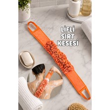 Destpak Lifli Sırt Kesesi - Banyo Lifi - Duş Kesesi - Pratik Sırt Keseleme Lifi - Tutamaçlı Sırt Lifi - Hem Lif Hem Kese