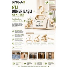 Avcılar Plastik Döner Başlı Elbise Askısı