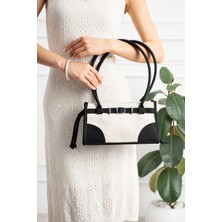 Valu Accessorize Kadın Kemer Detaylı Keten Günlük El ve Omuz Çantası Lina