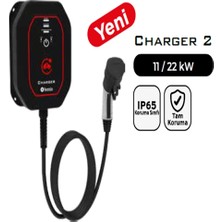 Bemis 11-22 Kw Charger 2 Kablolu Duvar Tipi Ac Şarj Cihazı