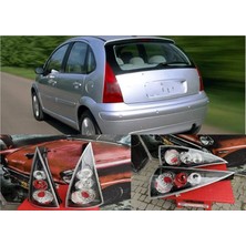 Citroen C3 2002-2009 H.b Siyah Ledli Arka Stop