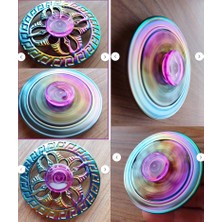 Oyuncak Sahili stres çarkı metal  yay model demir çark Nnja Yldız hediye paketli