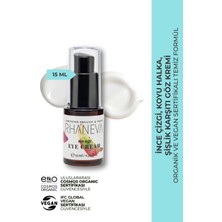 Rhaneva İnce Çizgi, Koyu Halka, Şişlik Karşıtı Göz Kremi, Organik ve Vegan Sertifikalı, 15 ml