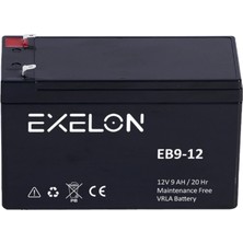 Exelon 9 Ah 12 Volt Akü