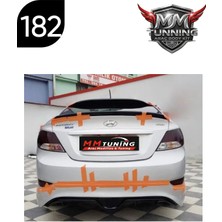 MM Tunning Mmtunning Hyundai Accent Blue Custom Arka Tampon Eki Difüzör